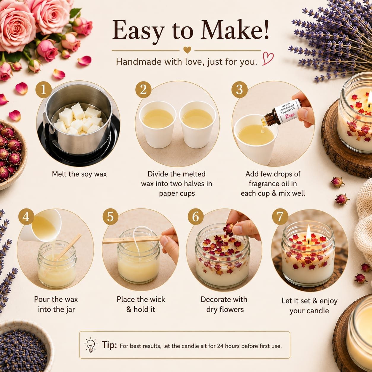 Small Candle Making Kit (Mini Starter)