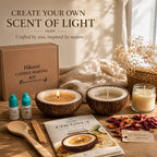 Eco Coconut Shell DIY Candle Kit