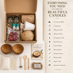 Eco Coconut Shell DIY Candle Kit
